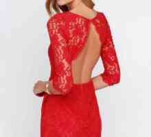 Crvena haljina od čipke - ljepota i šarm