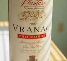 Crveno suho vino `Vranac`: opis, proizvođač