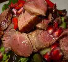 Lagane i ukusne salate s govedinom i šipakom: kuhanje recepata