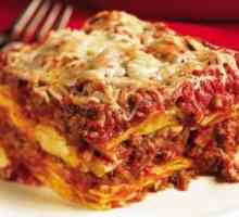 Lazy lasagna: recept s lavashom, pomiješanim i piletnim mljevenim mesom