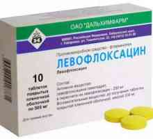 "Levofloxacin": pregled, opis preparata, upute za uporabu