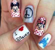 Manikura "Mickey Mouse": veseo trenutak djetinjstva na noktima