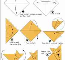 Master-class: kako su napravljene u stilu origamija od papirnih životinja