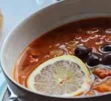 Meso solyanka - juha, recept koji nije lako