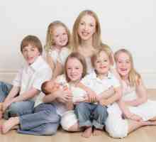 Ruske majke s mnogo djece: status i prednosti