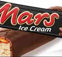 Sladoled `Mars`: sadržaj kalorija, fotografija, recenzije