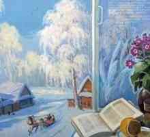 Frosty jutro, kojeg je Pushkin opisao u pjesmi "Zimsko jutro"