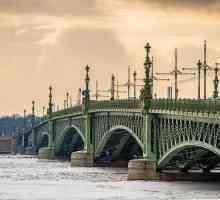 Mostovi Sankt Peterburg: fotografija s imenima i opisom