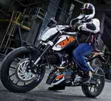 Motocikl KTM Duke-125: tehničke specifikacije, komentari i fotografije