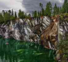 Mramorno jezero u Karelia. Opis i povijest. Ostala mramorna jezera u Rusiji