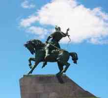 Nacionalni junak Salavat Yulaev (Ufa), spomenik njemu - orijentir Bashkortostana