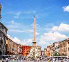 Navona, trg u Rimu: fotografija i opis fontana