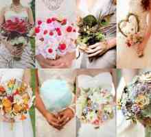 Neobični vjenčani buketi: ideje, opis i preporuke