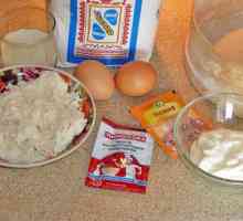 Lagani kolač od sira za pastie: kuhanje recepata