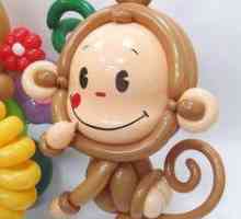 Majmun iz kugli - zabavna igračka za dijete