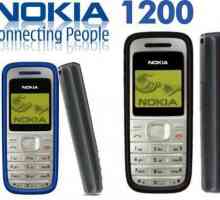 Opis telefona `Nokia` 1200: svojstva