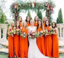 Narančasto vjenčanje: ukrasi, fotografije i ideje