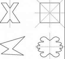 Osovine simetrije. Slike s osi simetrije. Koja je vertikalna os simetrije