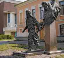 Spomenik "Dva kapetana" u Pskovu: fotografija, opis, adresa