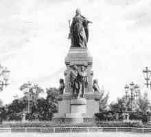 Spomenik Catherine II u Simferopol: oživljavanje legendarnog skulpturalnog sastava