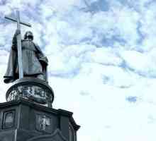 Spomenik knezu Vladimira u Kijevu simbolizira krštenje Rusa