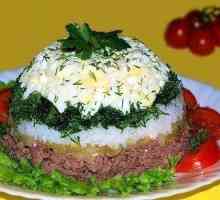 "Pechenkin": salata i poslastica (recept)