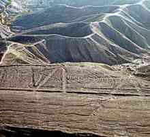 Plaža Nazca. Tajanstvene Nazca linije. Geoglyphs of Nazca
