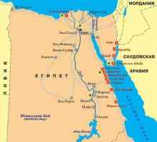 Područje Egipta. Egipat na karti svijeta