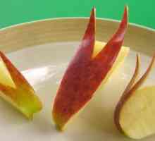 Pojedinosti o lijepom rezanju jabuke