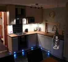 Pozadinsko svjetlo za ormare u kuhinji