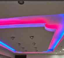 Stropna rasvjeta s LED trakom. LED traka u stropu