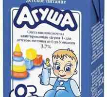 Potvrda ispravnog izbora dječje hrane "Agusha" (kiselo mlijeko od 0 mjeseci): recenzije