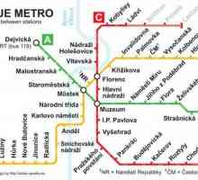 Prag, metro (shema). Prag je metro stanica. Prag karta metroa