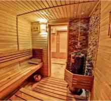 Dizajn sauna je 4 do 6 od drveta. Projekti saune 4 do 6 s potkrovljem