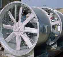 Industrijski ventilatori: tehničke karakteristike, vrste, svrha