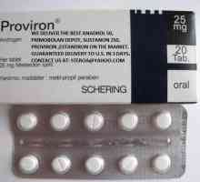 "Proviron": upute za uporabu. Analozi lijekova