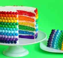 Rainbow torta: recept s fotografijom