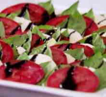 Recept za salatu `Caprese` classic (s fotografijom)