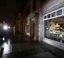 Restoran `Rubinstein` na ulici. Rubinstein u St. Petersburgu: izbornik, recenzije