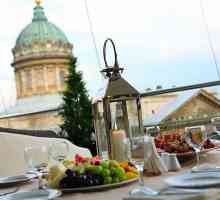 Restorani na krovovima Sankt Peterburg: Terrassa, Luce, `Mansard`,` Sky `i…