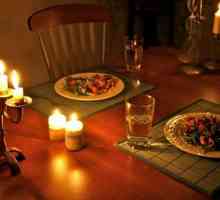 Romantična večera svijeća - kako izbjeći pogreške