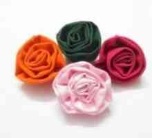 Ruža iz tkanine - izvorni ukras za unutarnju opremu