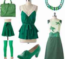 Što mogu kombinirati s zelenom bojom? Kombinacija zelenog s drugim cvjetovima u odjeći (fotografija)