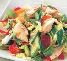Salata od lososa: recept za kuhanje. Salate s slanim, slanim ili dimljenim lososom