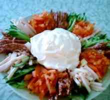 Salad `Paparac kvetka`: sastojci, način pripreme