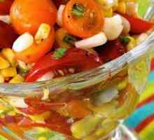 Salata s jajima i rajčicama: recept s fotografijom