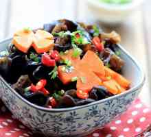 Salata s piletinskim srcima i gljivama: recept s fotografijom