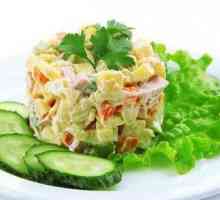 Salata s krastavcima i kobasicama: recepti s slanim i svježim krastavcima