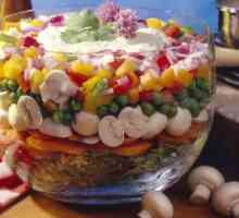 Salata s gljivama: `Lukoshko` i druge popularne recepte
