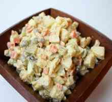 Salate s kiselim vrhnjem - recepti, značajke kuhanja i preporuke